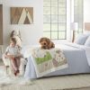 22" X 18" Brown Dog Throw Pillow