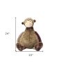 Brown 23" X 24" Novelty Polyester Throw Pillow