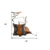 Set of 2 Black and Brown Throw Pillow Covers