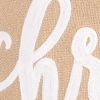 Christmas Beige and Natural Decorative Throw Pillow
