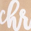 Christmas Beige and Natural Decorative Throw Pillow
