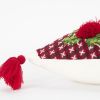 White Vintage Santa Rosy Cheeks Christmas Throw Pillow