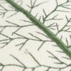 Ivory Natural and Green Contemporary Christmas Tree Throw Pillow