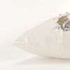 Gray Reindeer with Gold Decorative Throw Pillow