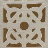 18" Gold And Ivory Geometric Velvet Throw Pillow