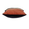 Brown Gold and Black Tufted Velvet Square Pillow