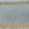 12" X 24" Gray and Gold Velvet Zippered Pillow With Fringe
