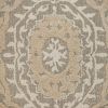 Boho Garland Beige and Khaki Decorative Accent Pillow