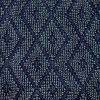Jacquard Diamond Pattern Decorative Navy Throw Pillow