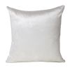 Classic 20" Solid Color White Soft Touch Throw Pillow