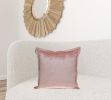 Premier 20" Soft Touch Metallic Pink Solid Color Accent Pillow