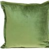 Premier 20" Soft Touch Olive Green Solid Color Accent Pillow