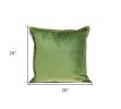 Premier 20" Soft Touch Olive Green Solid Color Accent Pillow