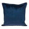 Premier 20" Soft Touch Navy Blue Solid Color Accent Pillow