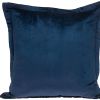 Premier 20" Soft Touch Navy Blue Solid Color Accent Pillow