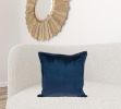 Premier 20" Soft Touch Navy Blue Solid Color Accent Pillow
