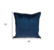 Premier 20" Soft Touch Navy Blue Solid Color Accent Pillow