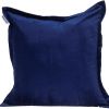 Premier 24" Soft Touch Royal Blue Solid Color Accent Pillow