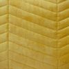 Yellow Quilted Velvet Zig Zag Decorative Lumbar Pillow