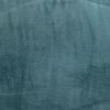 Quilted Teal Velvet Lumbar Throw Pillow