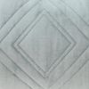 Gray Quilted Diamonds Velvet Solid Color Lumbar Pillow