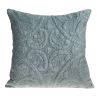 20" Seafoam Cotton Blend Throw Pillow