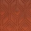Tufted Diamonds Terra Cotta Velvet Accent Pillow
