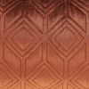 Tufted Diamonds Terra Cotta Velvet Lumbar Accent Pillow