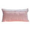 Tufted Diamonds Rose Gold Velvet Lumbar Accent Pillow