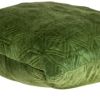 Tufted Diamonds Olive Velvet Accent Pillow