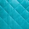 Tufted Diamond Aqua Transitional Square Pillow