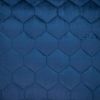 Navy Blue Tufted Velvet Quilted Throw Pillow
