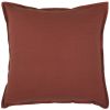 20" Paprika Cotton Throw Pillow