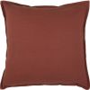 20" Paprika Cotton Throw Pillow