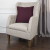 20" Merlot Cotton Throw Pillow