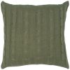 18" Olive Cotton Throw Pillow