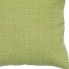 20" Green Cotton Throw Pillow
