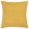 20" Gold Cotton Throw Pillow