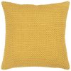 20" Gold Cotton Throw Pillow