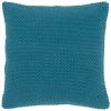 20" Teal Cotton Throw Pillow