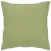 20" Lime Green Cotton Throw Pillow
