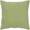20" Lime Green Cotton Throw Pillow