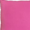 20" Hot Pink Cotton Throw Pillow