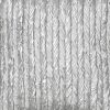 Silver Braided Stripe Down Filled Throw Pillow