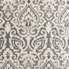 22" Light Gray Cotton Throw Pillow