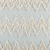 Light Blue Shaggy Chevron Throw Pillow