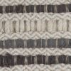 20" Gray Beige Nubby Texture Bands Throw Pillow