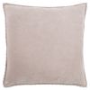 Blush Solid Pearl Beaded Edge Throw Pillow