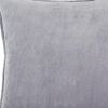 Soft Lilac Solid Pearl Beaded Edge Throw Pillow