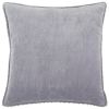 Soft Lilac Solid Pearl Beaded Edge Throw Pillow